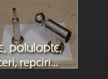 Kugle, rozetne, lopte, polulopte